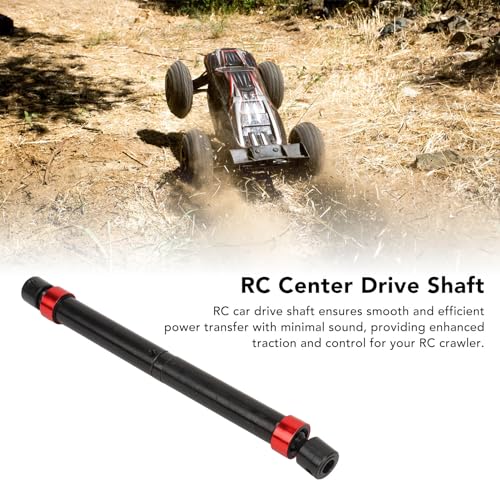RC Car Drive Shaft Parts, 143 220mm RC Steel Drive Shaft Metal Drive Shafts Front Drive Shaft Set Accessory for Axial SCX10 90046 CC01 1/10 RC Car Crawler (Black)