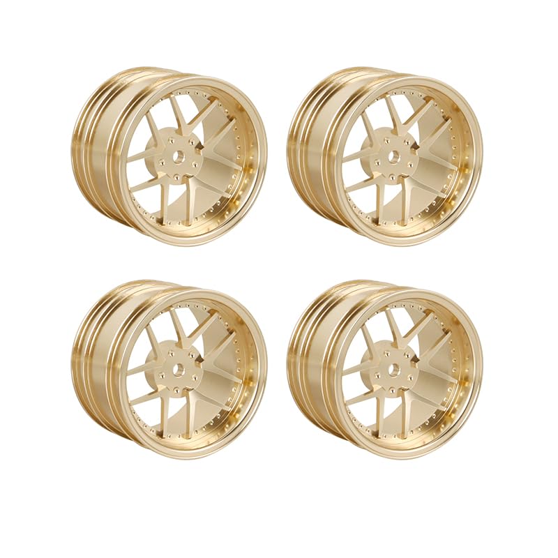 KYX Racing Aluminum 12mm Hex Wheel Rims 54mm*35mm Upgrades Parts Accessories for 1/10 RC Crawler Car RC Truck On Road Touring Drift Car