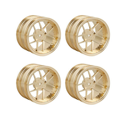 KYX Racing Aluminum 12mm Hex Wheel Rims 54mm*35mm Upgrades Parts Accessories for 1/10 RC Crawler Car RC Truck On Road Touring Drift Car