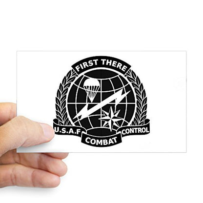 CafePress Combat Controller B W Rectangle Bumper Sticker Car Decal - color: White, size: Small - 3x5