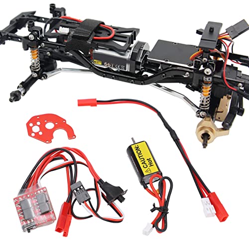 050 66T Brushed Motor 30A ESC Combo for Axial SCX24 RC Cars High Torque Low Noise Upgrade Power System 1 24 Scale Crawler DIY Replacement Parts