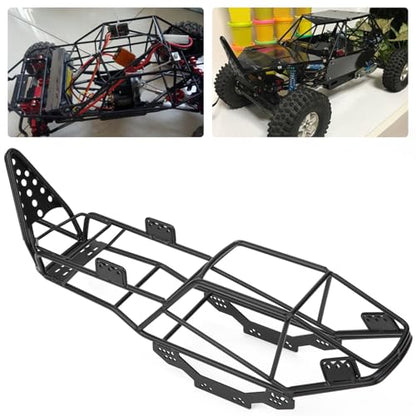 RC Car Roll Cage, Metal Roll Cage Full Tube Frame Body Chassis for Axial SCX10 1/10 RC Crawler Truck Parts