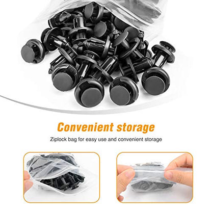 GOOACC GRC-08 Honda and Acura Fender Clips-91503-SZ3-003 40 Pcs Fastener Rivet Clips Nylon Bumper Automotive Furniture Assembly Expansion Screws Kit Auto Body 10mm-40PCS - color: 40Pcs 10mm Clips