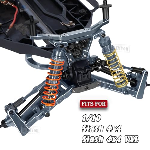 Alloy Body Mount Upgrades Part for 1/10 Slash 4x4/Slash 4x4 VXL,Body Mount Hops Up,Titanium - color: Titanium - Upgrades