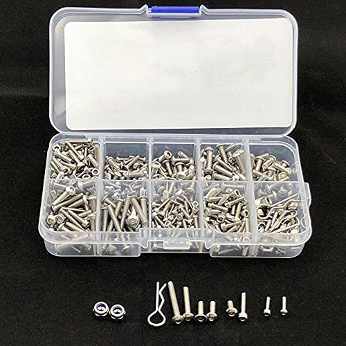 387 PCS Stainless Steel Screws Set for Traxxas TRX-4 1/10 RC Car Spare Part Accessory
