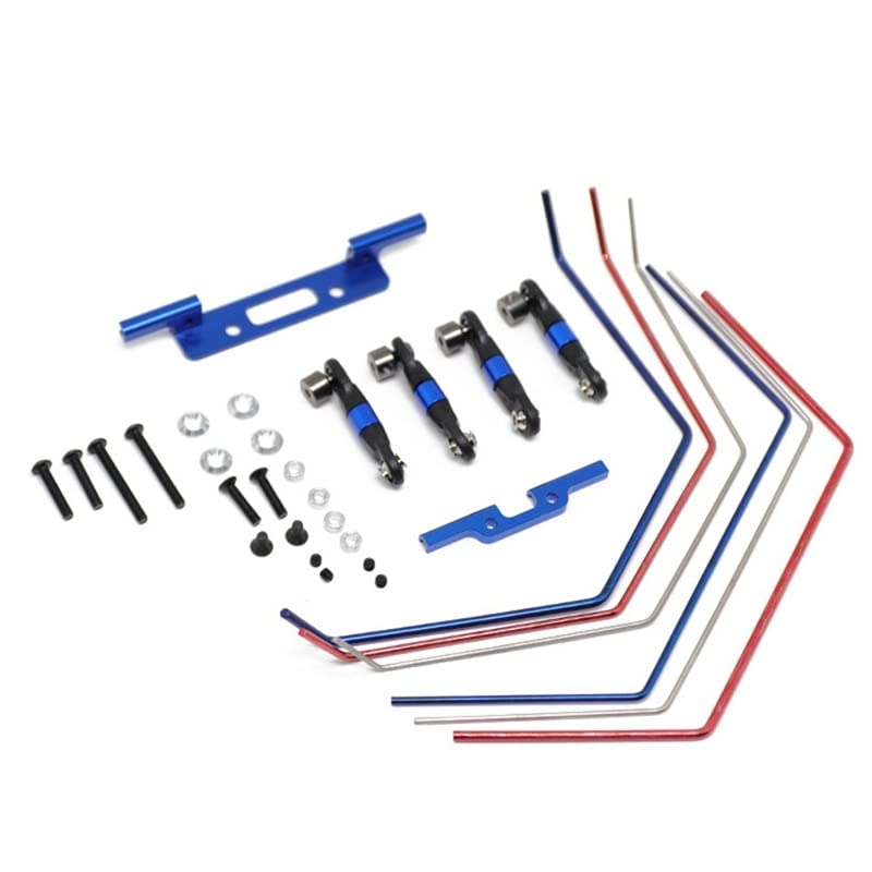 Front and Rear Wide Sway Bar Anti Roll Bar Kit for TRAXS Slash 2WD 1/10 RC Car Upgrades Parts Accessories - (Color: As Shown)