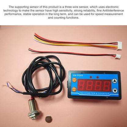 RPM Tachometer YH TC01 RPM with Hall Sensor Motor Speed Meter Tachometer Sensor