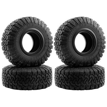 1.9" RC Crawler Tires for 1/10 TRX4 TRX6 SCX10 I/II/III Upgrades | Soft rubber 115x45mm crawler tires provide excellent grip on rocks, dirt and trails