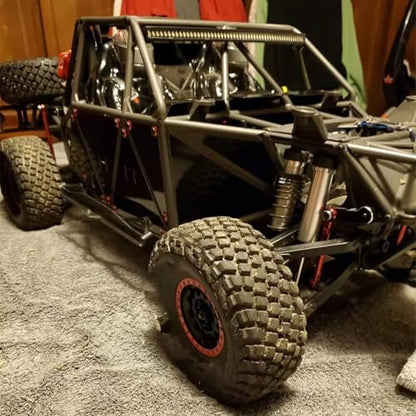 RC Modifications Spare Compatible with Traxxas for UDR 1/5 RC Car Upgrade Parts Metal Front and Rear Sway Bar Set Anti-Roll Stabilizer Kit