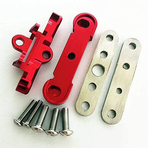 Aluminium Alloy Rear Bulkhead Tie Bar Suspension Arm Mount 8927 for Traxxas 1/10 New MAXX - RED