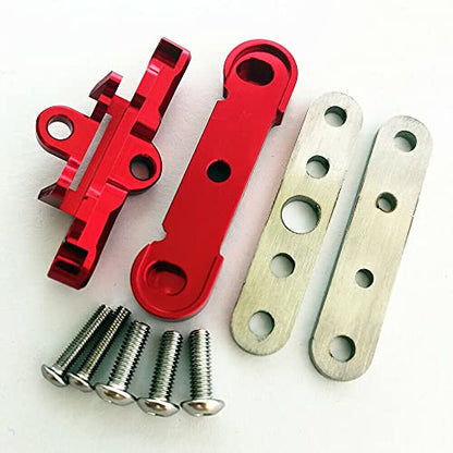 Aluminium Alloy Rear Bulkhead Tie Bar Suspension Arm Mount 8927 for Traxxas 1/10 New MAXX - RED