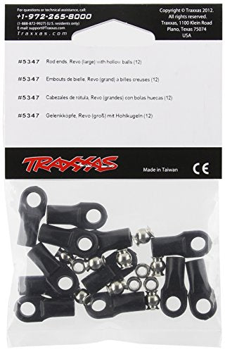 Traxxas 5347 Rod Ends with Hollow Balls, Large (set of 12)