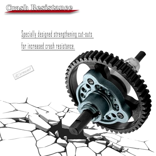 RC 50T Slipper Clutch Eliminator Differential Locker Gear Upgrades Part for Slash Rustler Stampede 4X4/4x4 VXL,50T Spur Gear with Pinions Gears Set(15T 17T 19T),#6878,Titanium - color: Titanium(50T)
