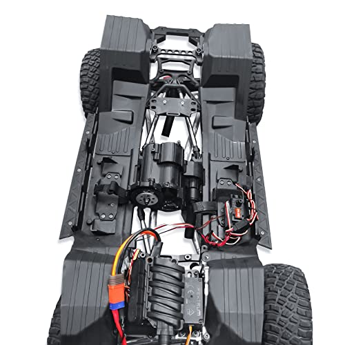 LSG Axial SCX6 Metal Transmission Gear Upgrade Kit, Heavy-Duty Steel Main Gear for 1/6 Scale RC Crawler, Includes Output Shaft and Mounting Hardware
