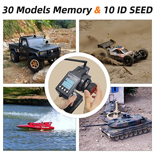 Radiolink RC4GS V3 2.4G 4 Channels RC Radio Transmitter and 2 Receivers R6FG/R4FGM Gyro Set for Crawler Truck Car Boat