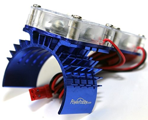 Power Hobby FSBLUE Aluminum Cooling Fan Slash 4WD Blue