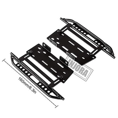 INJORA 2PCS Metal Pedal Rock Sliders for Axial SCX10 SCX10 II 90046