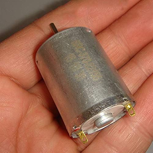 Jinchao-Dc Motor Micro Mini Electric 370 Motor, High Speed Carbon Brush Long Shaft High Power DIY Toy Car Boat Model, Easy to Install
