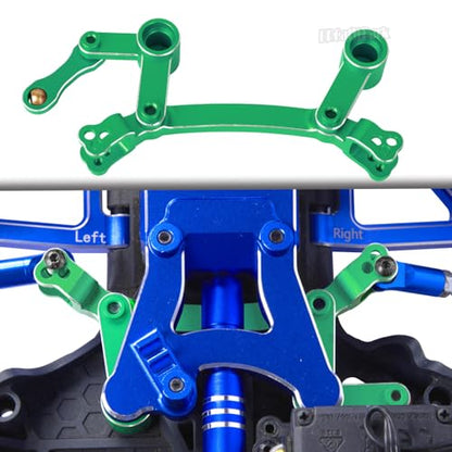 RC Upgrades Part for 1/10 Granite/Senton 3S & Mega550,Shock,A-Arm,Caster Block,Steering Blocks,Stub Axle Carriers,Links,Gearbox,Center Driveshaft Axles,Support,25T Spline,Steering,Green - color: Green - (Upgrades Part)
