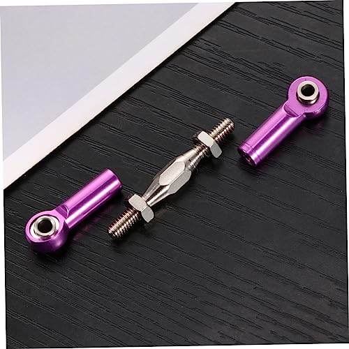 Adjustable Turnbuckle Rod Kit 71mm Aluminum for Car Rod Linkage Easy Install for 1/10 Vehicles