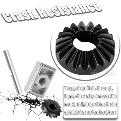 Front Rear Diff Internal Gear Set & Diff Inserts Upgrades Part for 1/5 Kraton 8s BLX/Outcast 8s BLX(EXB),RC Steel Metal Differential Internal Gear Set/Diff Inserts,#ARA310914+ARA310916