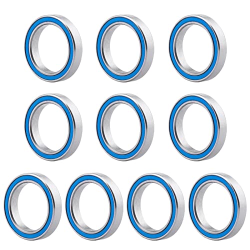Professional RC Ball Bearings Double Rubber Sealed for Traxxas Arrma Axial Team Associated Losi Redcat Racing RC4WD Tamiya HPI (10-Pack) (15x21x4mm) - size: 15x21x4mm
