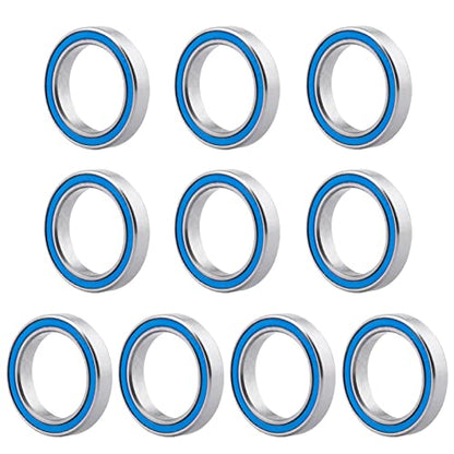 Professional RC Ball Bearings Double Rubber Sealed for Traxxas Arrma Axial Team Associated Losi Redcat Racing RC4WD Tamiya HPI (10-Pack) (15x21x4mm) - size: 15x21x4mm