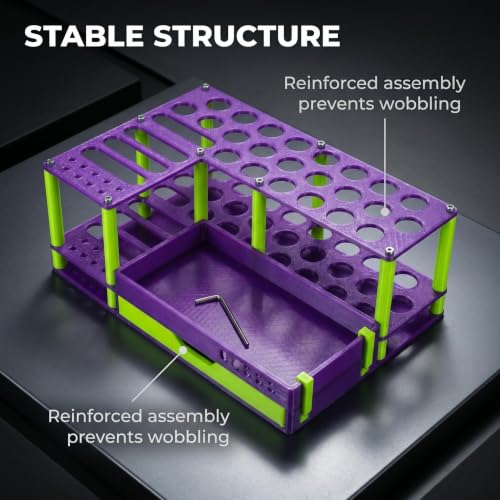 RC Remote Control Model Screwdriver Storage Rack - Boat Models, Airplane Models, Car Models, Drone, Maintenance Tools Rack, Tool Box, for Remote Control Model Enthusiasts - Purple - color: Purple