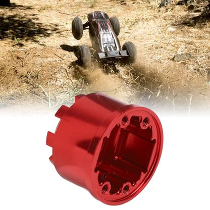 Differential Carrier, Precise Locking for Improved Handling Aluminum Differential Housing for 1/10 RC Car Replacement Parts Enthusiasts Racing Off-Road Driving - color: Red