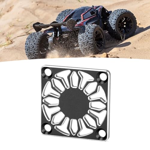 VGEBY Cooling Fan Cover, Universal Aluminum Alloy Protective Heatsink Cover 30x30mm Black for RC Cars, Drones, ESC Motors, Electronics Cooling Projects