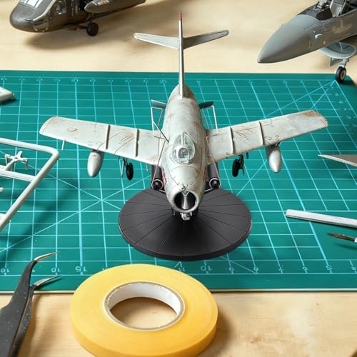 Yalikop 2 Sets Spray Work Painting Stands Rotating Model Painting Stand Holders with 8 Pcs Crocodile Clips Plastic Miniature Holder Base Tools for DIY Model Cars Airplanes Airbrush Hobby Parts