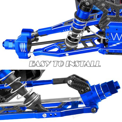 RC Upgrades Part Front Knuckles Steering Blocks&Rear Hub Stub Axle Carriers for 1/8 Kraton (Also for V4&V5)/Notorious/Outcast 6S BLX,Steering Hops Up,Replaces #AR330505#AR330404,Navy Blue - color: Navy Blue - (Upgrades)
