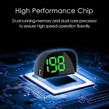 GoolRC Digital GPS Speedometer for Car, Kilometers/Miles Car Global Position System Speedometer Digital Display Speed Car HeadUp Display