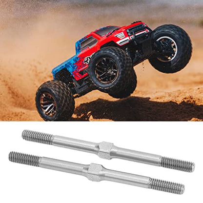 RC Steel Turnbuckle, 2pcs RC Turnbuckle M4 63mm Upgrade Part Steel Turnbuckle Rod RC Turnbuckle Link Car Upgrade Part for 1/10 RC Car