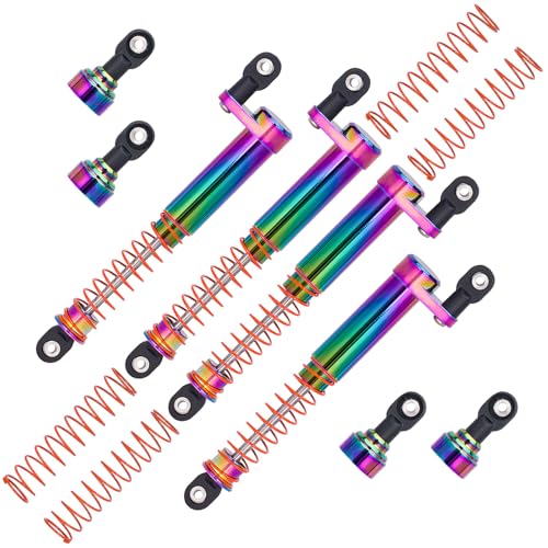 1/10 RC Shock Oil Dampers kit with Offset Cap for 1/10 SCX10 TRX4 Capra Axial Tamiya LCG Cheater Rigs VS4-10 D90 90046 RC Crawler Car (115mm) - size: 115mm