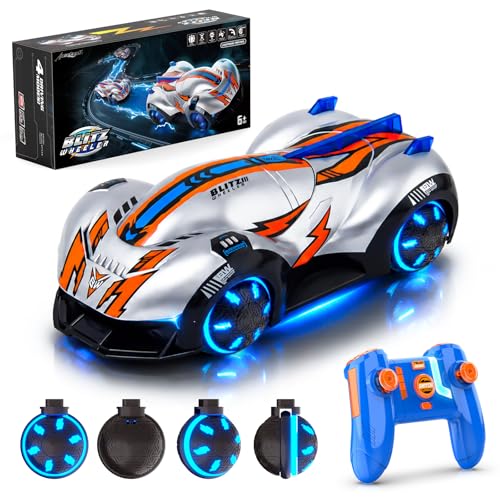 AEROQUEST Spherical Wheel Remote Control Car fot 6+ Years Old Boys Gift | Proportional Speed & Steering, 30–90° Adjustable Wheels, 360° Spin, Fishtail Drift, 2.4GHz Birthday Gift Boys