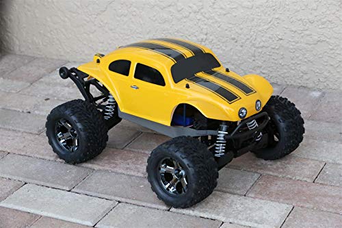 SummitLink Custom Body Yellow Bumblebee Style Compatible for 1/10 Scale RC Car or Truck (Truck not Included) STB-BEE-01