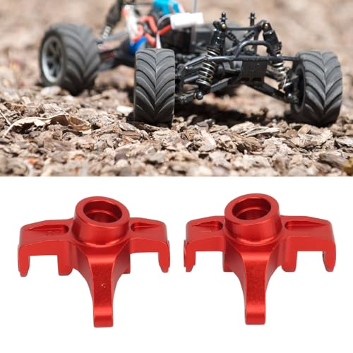 RC Steering Knuckle, Durable Aluminum Alloy Replacement Pair for 1/14 1/16 Scale Off-Road RC Cars, Steering Cup for RC Enthusiasts Racing Repairs