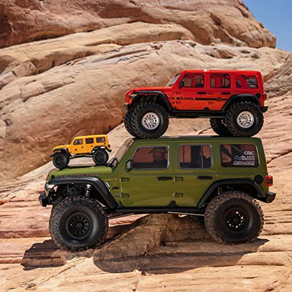 Axial SCX6 Jeep JLU Wrangler 1/6 4WD RC Rock Crawler RTR, Green | AXI05000T1, Batteries and Charger Not Included - color: Green