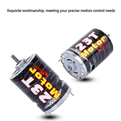 540 Brushed Motor Spare Part Accessory for 1/10 RC Car Boat Model, High - Purity Copper Windings with Super Large Bearing, Precisely Balanced Rotor for Stable Performance (M540-23T) - size: M540-23T