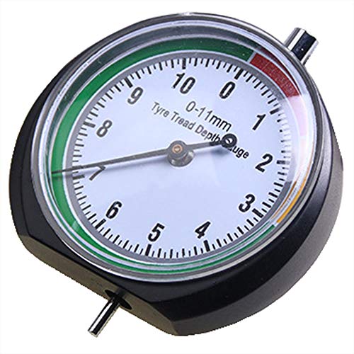 1pc Car Wheel Tire Tyre Tread Depth Gauge Meter Indicator Pointer Measure Device Tool 0-11mm Tire Condition Monitor Display Accessories