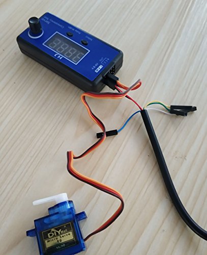 HJ Digital RC Servo Tester ESC Consistency Tester Speed Controller | for RC Helicopter Airplane Car Motor, Throttle Display