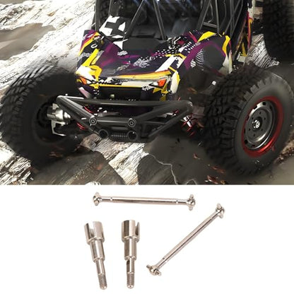 Mtlavishness RC Car Metal Rear Drive Shafts Replacement for SCY 18101PRO 18103PRO High Strength Rear Axle Dogbone Upgrades for Enhanced Off Road Performance and