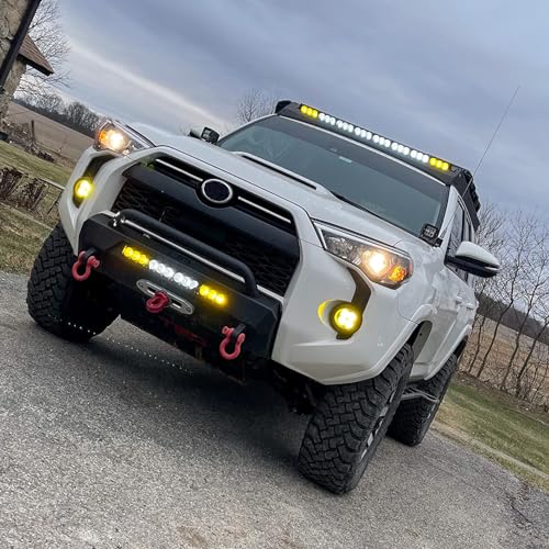 AUXTINGS 49 inch Single Row Dual Color LED Light Bar 270W Off Road Light Bar White Amber Combo LED Work Light Truck UTV 4x4 Cars SUVs ATVs Boats Fog Driving Light with Wiring Harness kit - size: 49 inch white amber