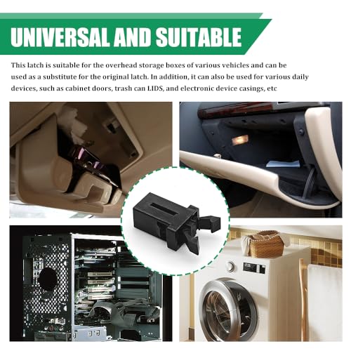 4PCS Sunglasses Glasses Holder Catch Latch, Car Sunglass Holder, Storage Box Lid Switch Overhead Console Roof Clip, Car Accessories Self Locking Switch Replacement for Most Car (4PCS) - color: 4PCS
