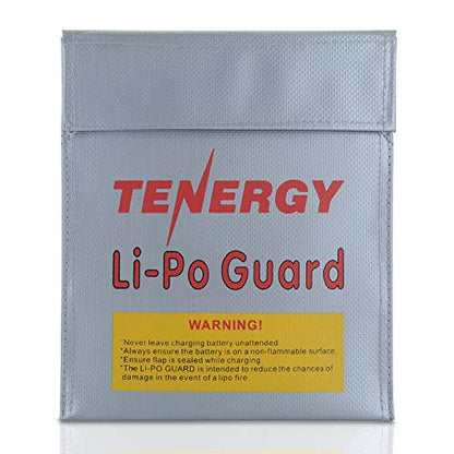 Tenergy Lipo Bag, Fire Retardant Lipo Battery Bag for Charging and Storage, 7x9inches - size: 1x Medium 7x9in