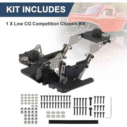 Titanium Low CG Competition Chassis Kit for Redcat Ascent 18
