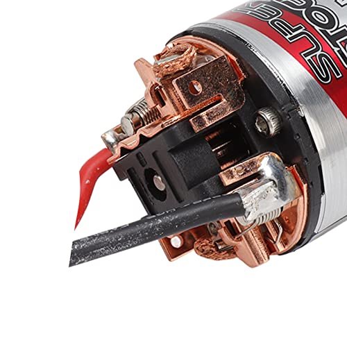 Generic 540 Brushed Motor, Iron with External Replaceable Carbon Brush, High Torsion Strong Magnetic Force for RC Climbing Car Axial Scx10 1/10 Refitting (12T) - size: 12T
