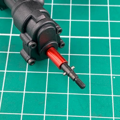 RCHUBAM 2PCS Steel Portal Stub Axle for 1/18 Redcat Ascent-18 Upgrade Part | 1 Pairs Stock Size/+5mm/+10mm Portal Stub Axle,RC Rock Crawler Car Upgrade - style: +10mm CVD Stub Shaft