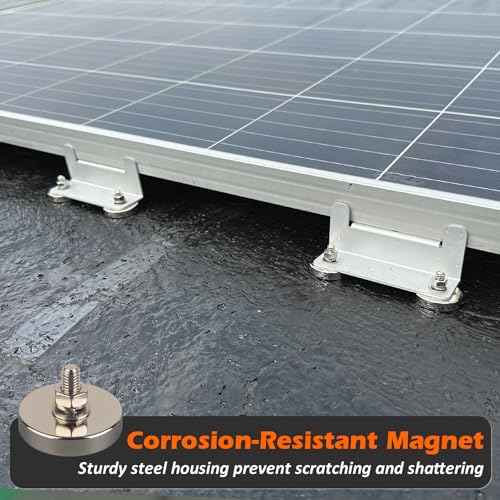 MUTUACTOR Neodymium Magnets,105lbs Strong Magnet M6X15mm Male Threaded Stud,4PCS Anti-Broken Heavy Duty Magnetic Mount Rare Earth Magnets for Lights Panels Tool Brackets and Other Equipment - style: 105lbs M6 Male 4pcs
